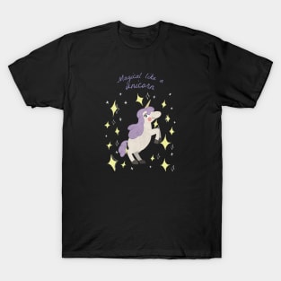 Magical like a Unicorn - Purple T-Shirt